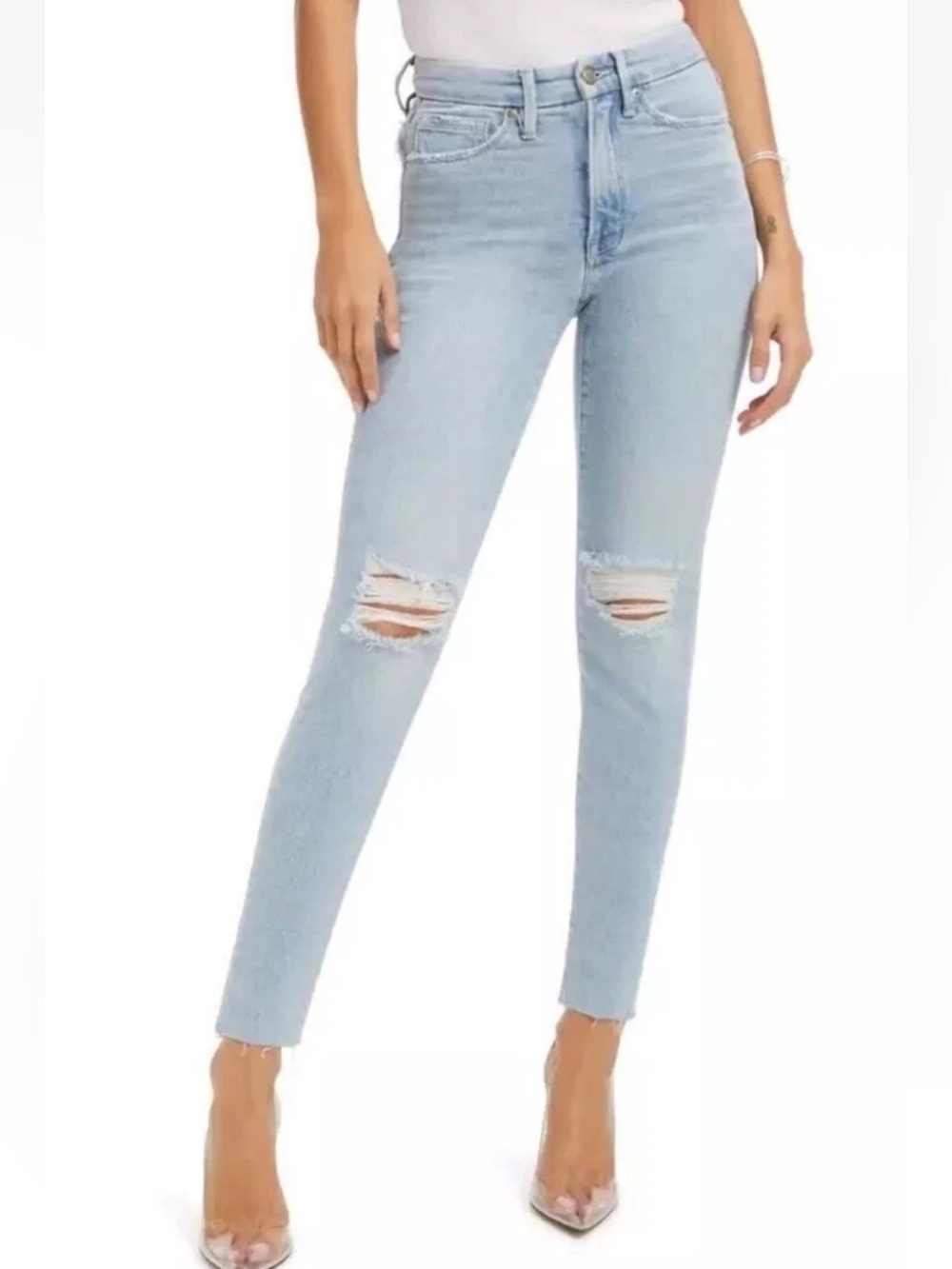 Good American Distressed Jean
